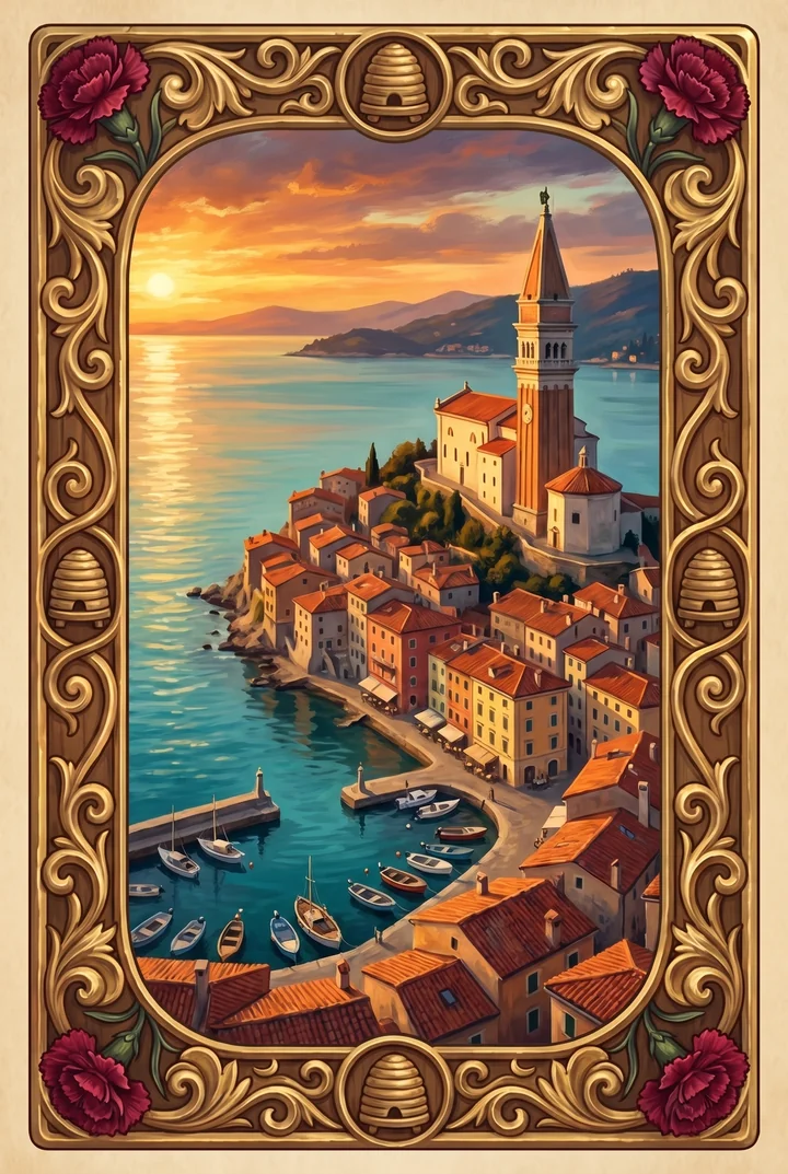 Tarok XII: Piran ob sončnem zahodu